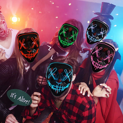 LED Mosaic Glow Sunglasses – Party Flash Style