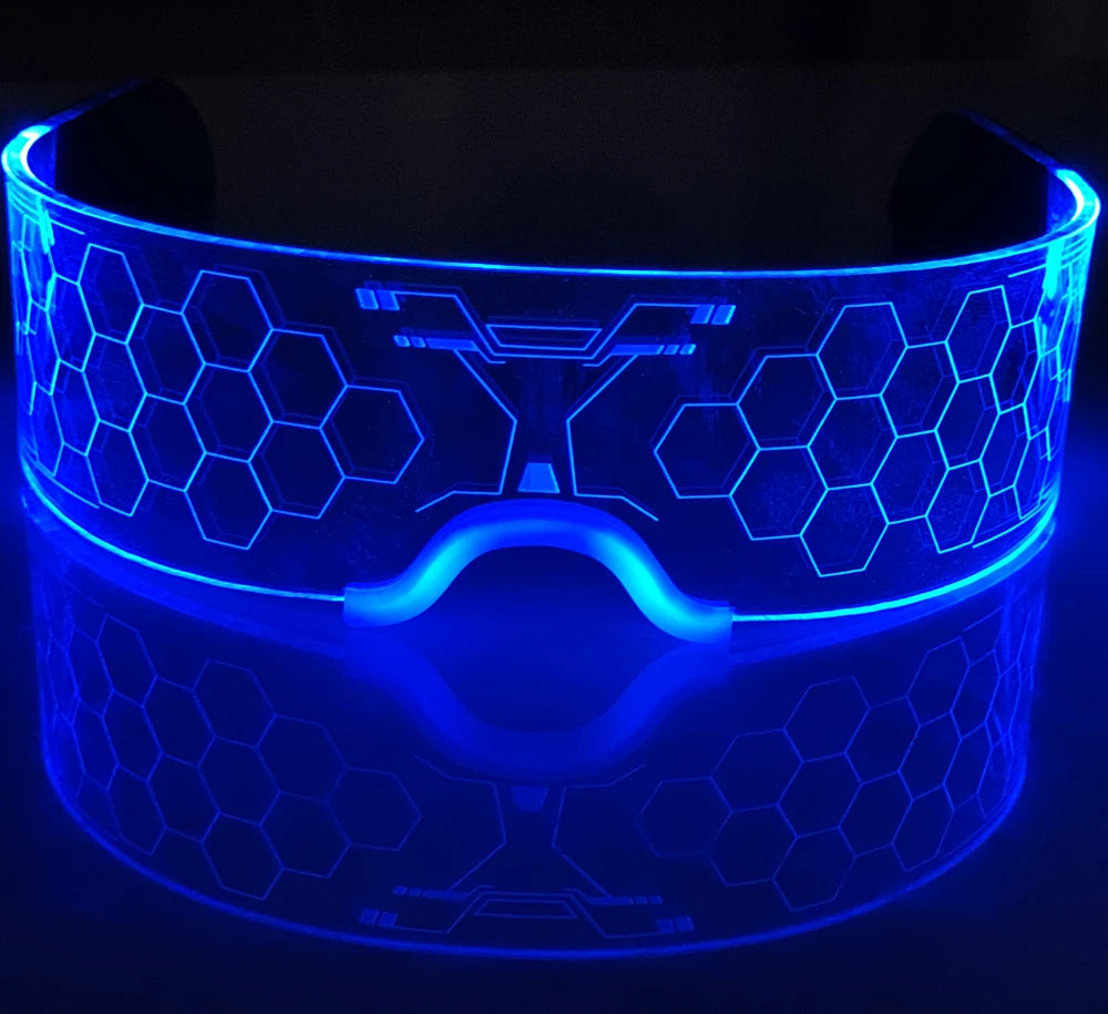DRAVEN — LED Luminous Sunglasses – Futuristic Glow Party Eyewear