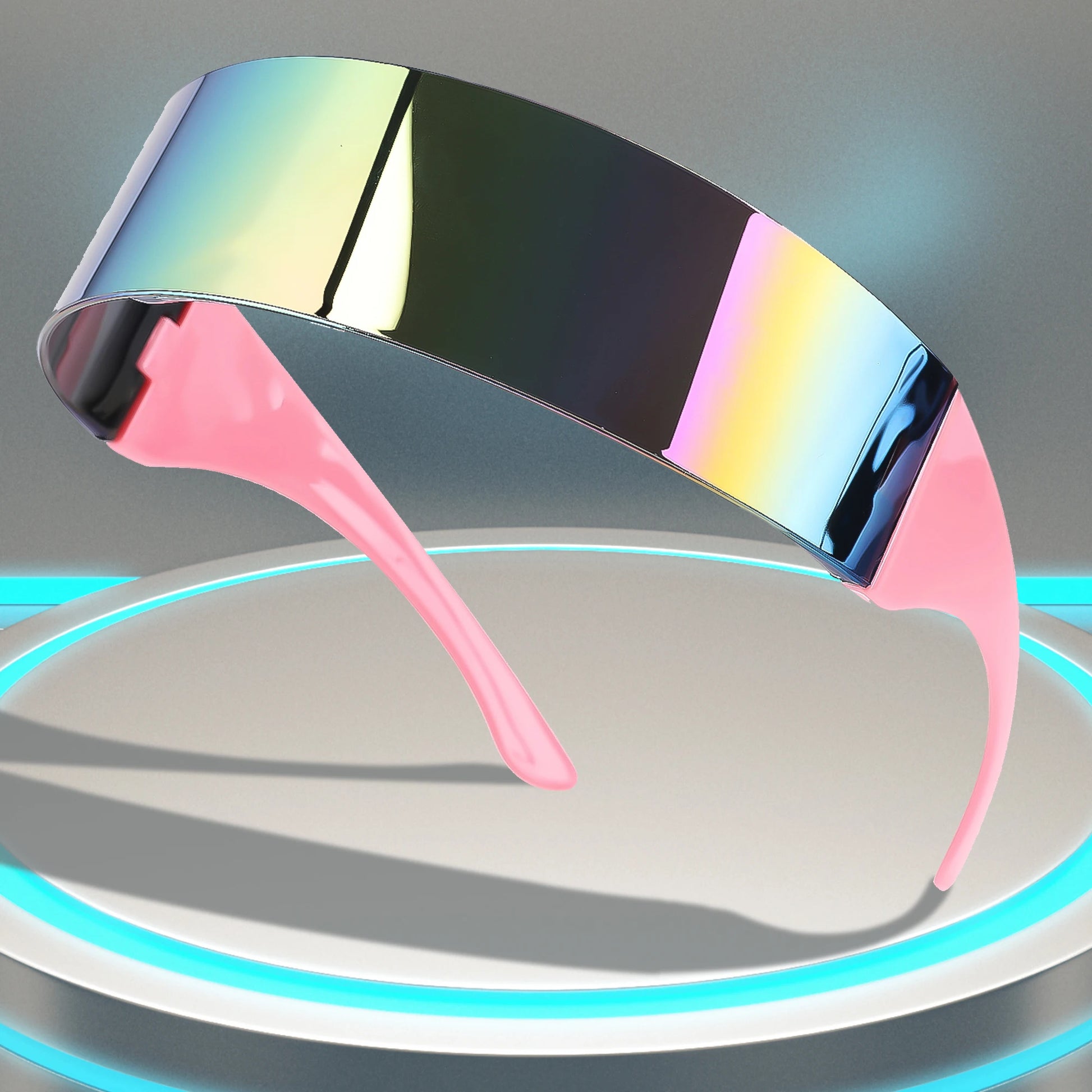 Futuristic Tech Sunglasses – Y2K Visor Style – Elegant Men's Accessory | Accessorio Uomo Elegante