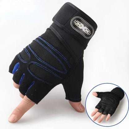 Fingerless Sport Gloves – Unisex Fitness & Outdoor Style