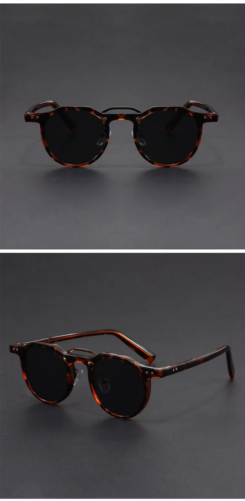 DRAVEN — Vintage Round Sunglasses – Classic Punk Retro Shades