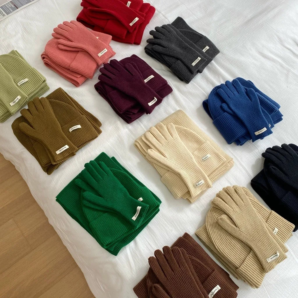 2025 Women’s Winter Set – Warm Hat & Scarf Combo – Elegant Men's Accessory | Accessorio Uomo Elegante