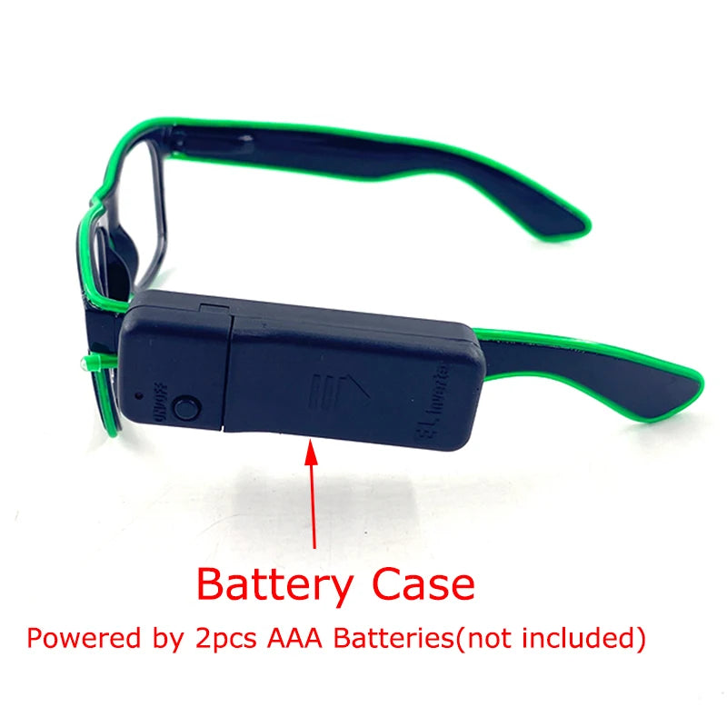 DRAVEN — Wireless LED Glow Sunglasses – Carnival Party Style