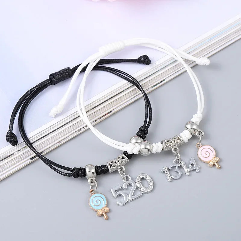 DRAVEN — Star Charm Couple Rope Bracelets