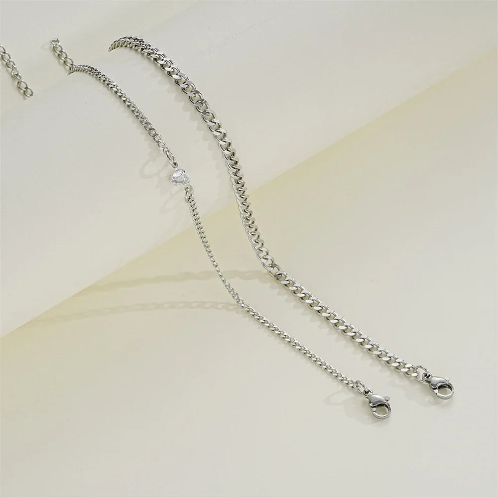 DRAVEN — Minimalist Silver Couple Bracelet