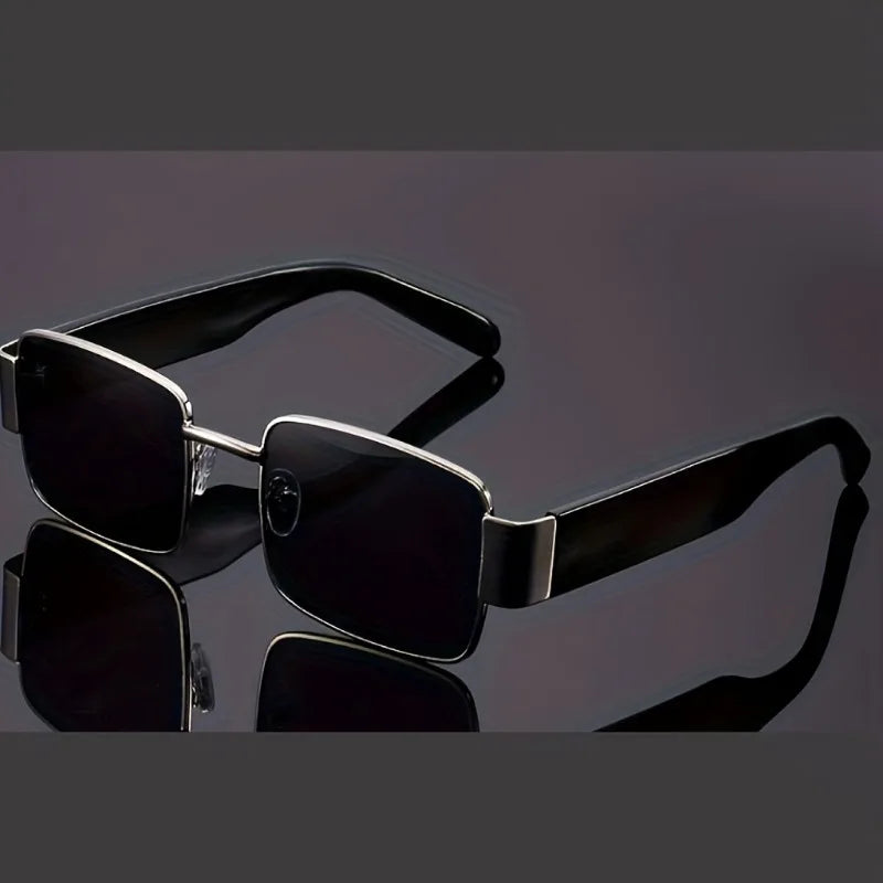 Large Frame Sunglasses – Gold & Black Accent – Elegant Men's Accessory | Accessorio Uomo Elegante