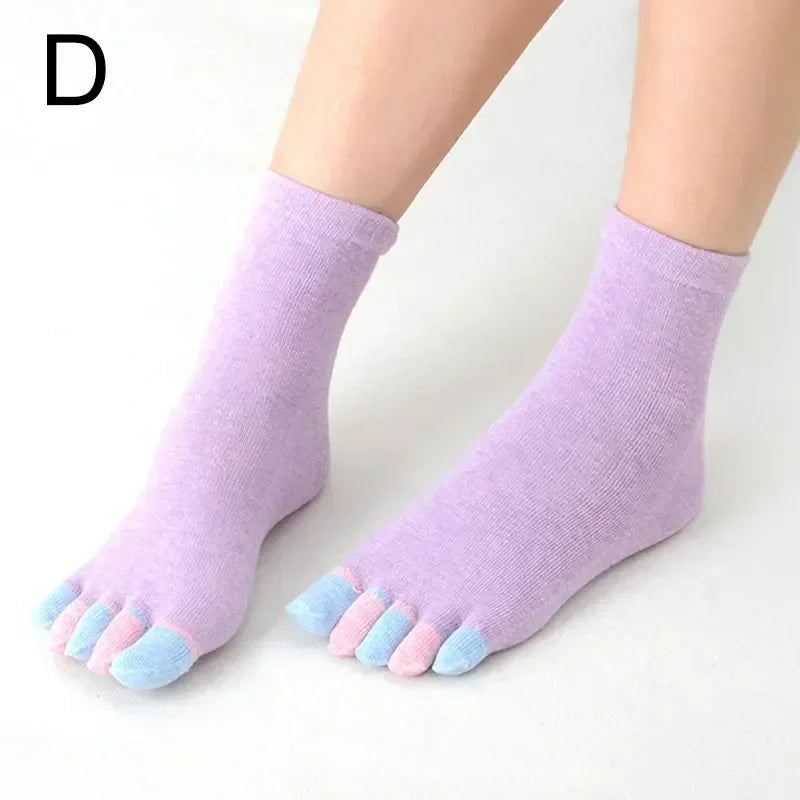DRAVEN — Five Toe Cotton Socks – Women’s Kawaii Casual Style