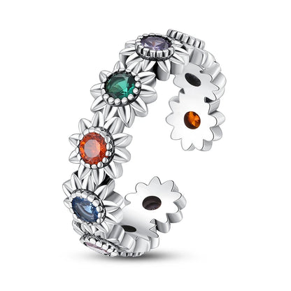 Blue Zircon Butterfly Silver Ring – Elegant Men's Accessory | Accessorio Uomo Elegante