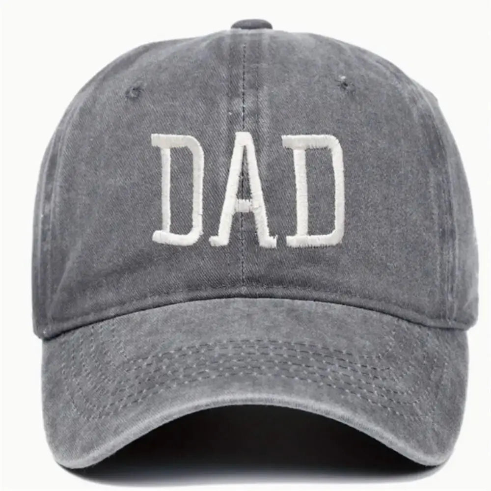 DRAVEN — DAD MOM Embroidered Cap – Unisex Cotton Street Style