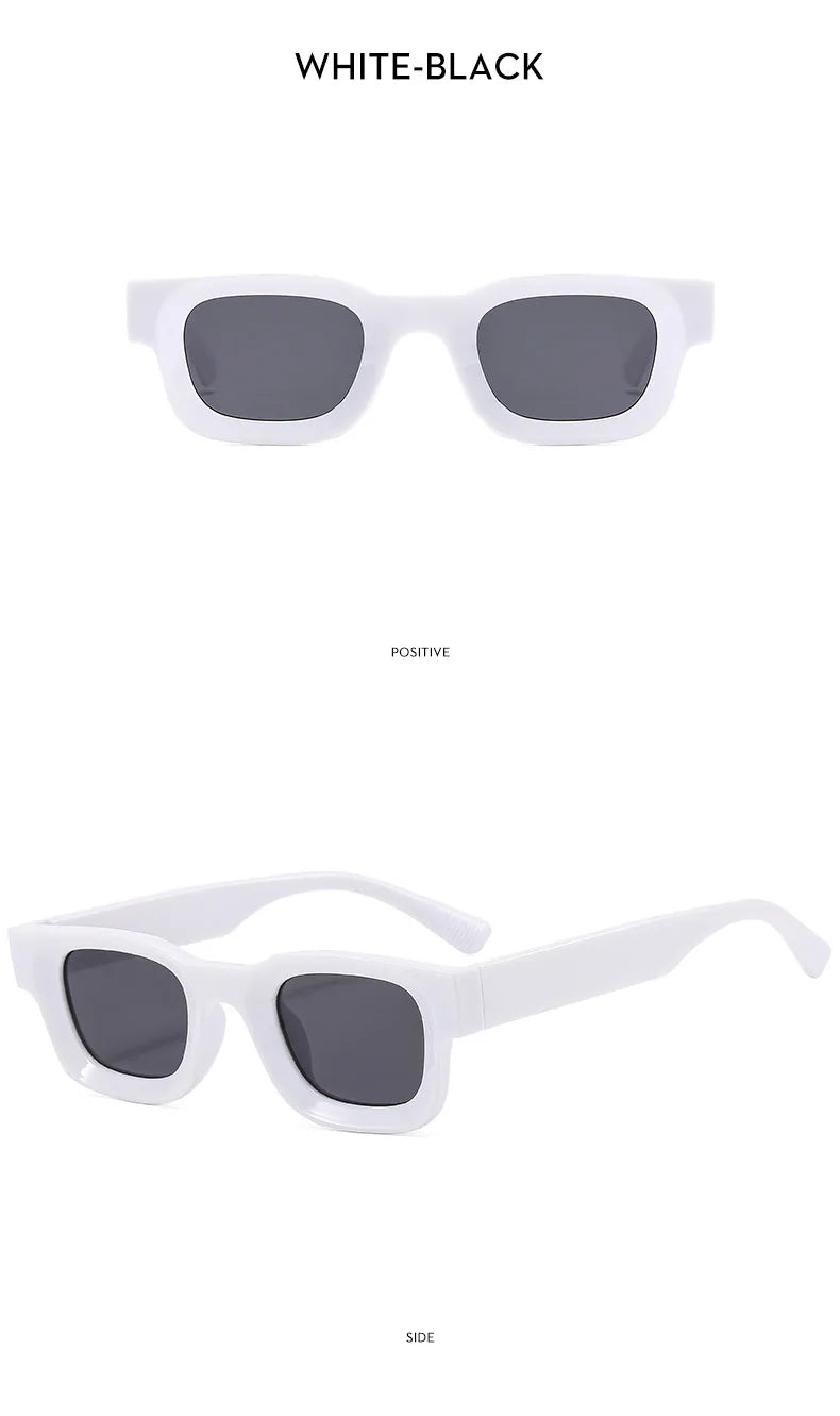 DRAVEN — Retro Rectangle Sunglasses –  Y2K Designer UV400 Eyewear