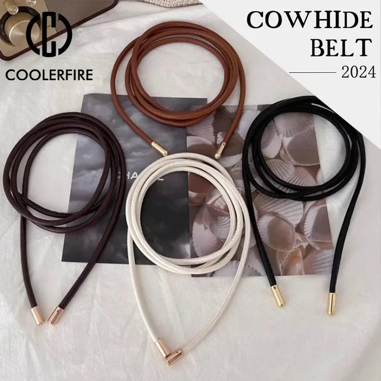 DRAVEN — Chain Lace Belt Women Elegant Dress Strap Design