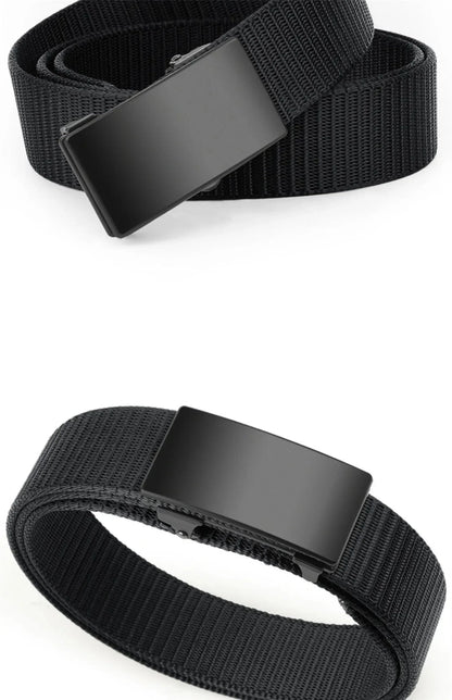 Quick Release Automatic Buckle Belt Men Outdoor Design – Elegant Men's Accessory | Accessorio Uomo Elegante