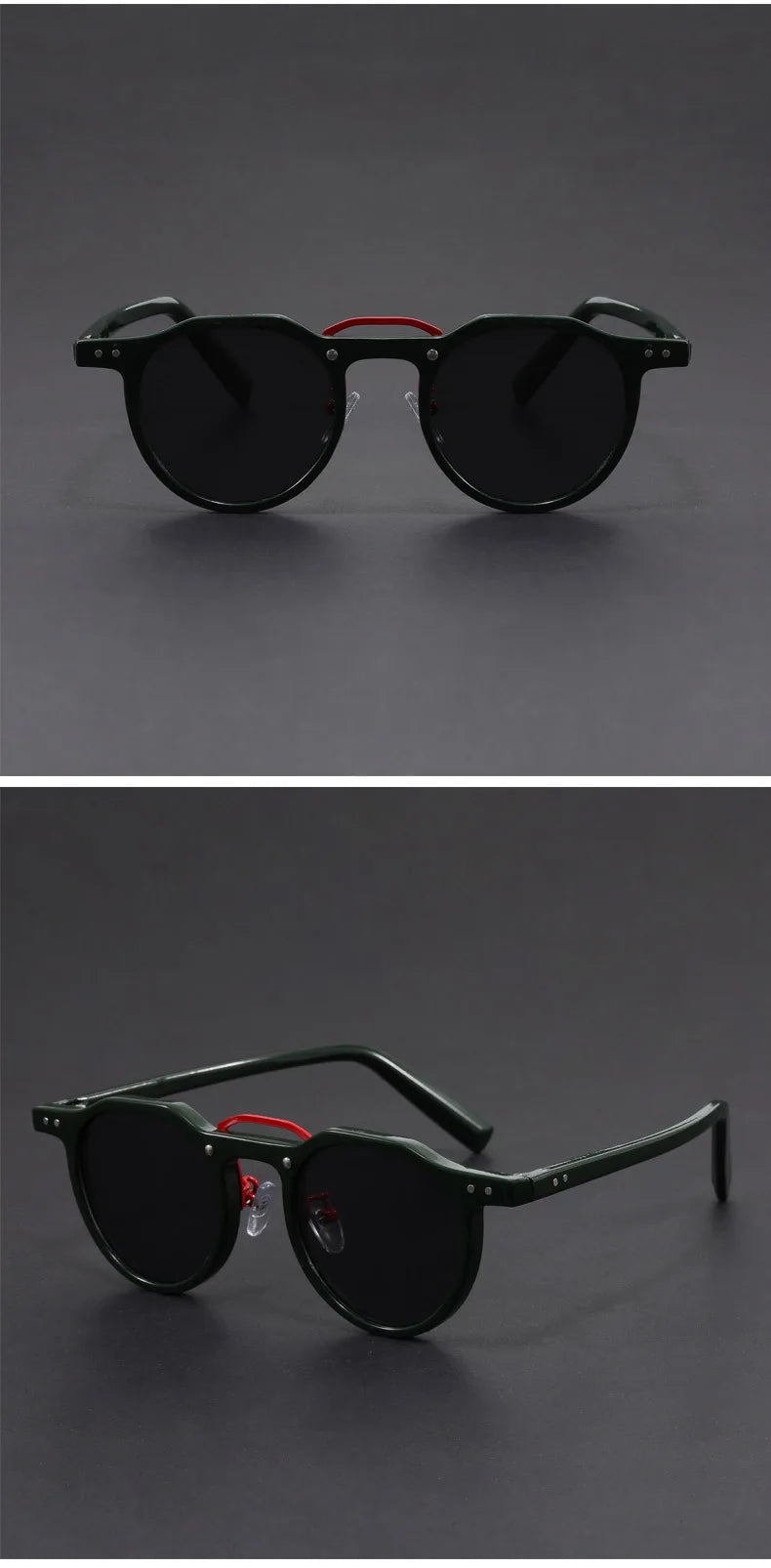 DRAVEN — Vintage Round Sunglasses – Classic Punk Retro Shades