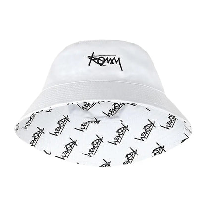 Letter Embroidered Bucket Hat – Unisex Casual Street Style