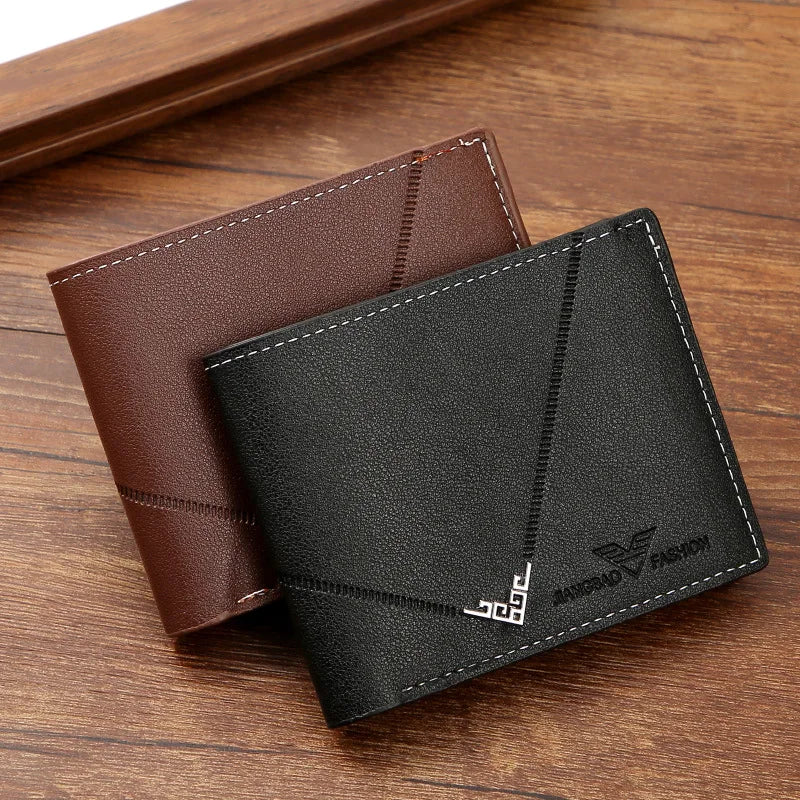 DRAVEN — Slim Leather Money Clip Wallet Men Bifold Card Holder