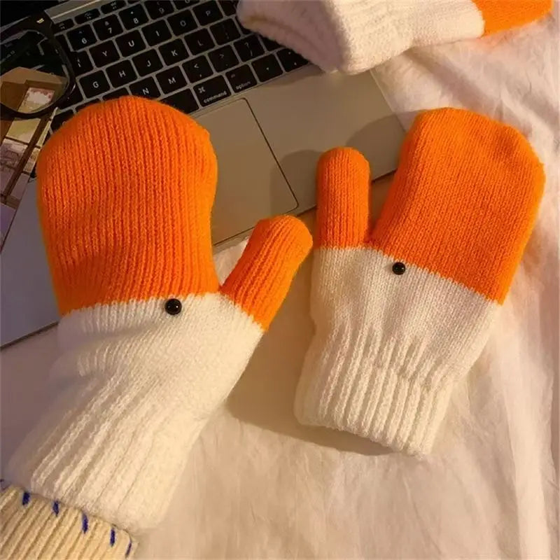 DRAVEN — Cute Wool Plush Gloves – Winter Warm Couple Style