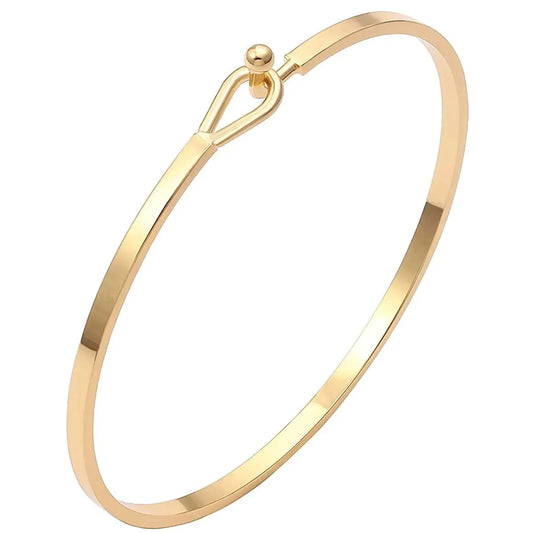 DRAVEN — Minimalist Thin Cuff Bracelet — Bracelets | DRAVEN