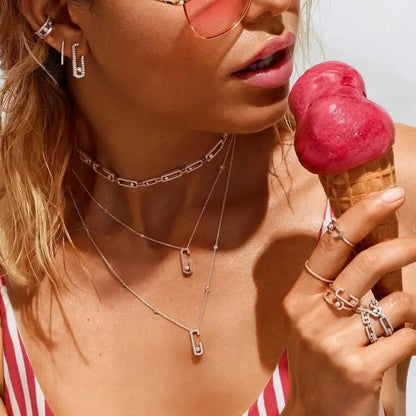 18K Gold Geometric Zircon Ring – Elegant Men's Accessory | Accessorio Uomo Elegante