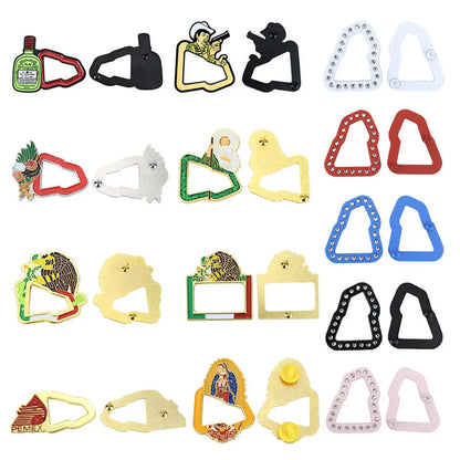 Virgin Mary Metal Pin – Retro Baseball Cap Brooch