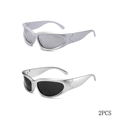 Sports Cycling Sunglasses – Y2K Modern Style – Elegant Men's Accessory | Accessorio Uomo Elegante