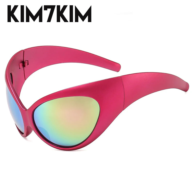 DRAVEN — Retro Futuristic Sunglasses – Steampunk Y2K Style