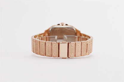 Frozen Legacy – 2025 Unisex Crystal Diamond Watch – Elegant Men's Accessory | Accessorio Uomo Elegante