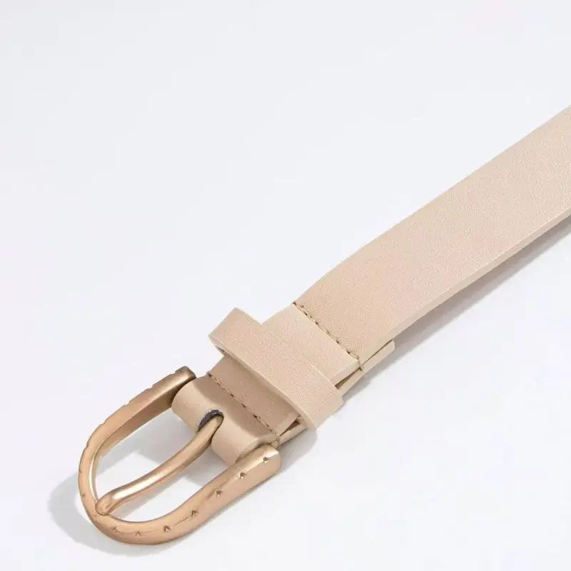 DRAVEN — Women's Glossy Belt Casual Versatile Basic Style