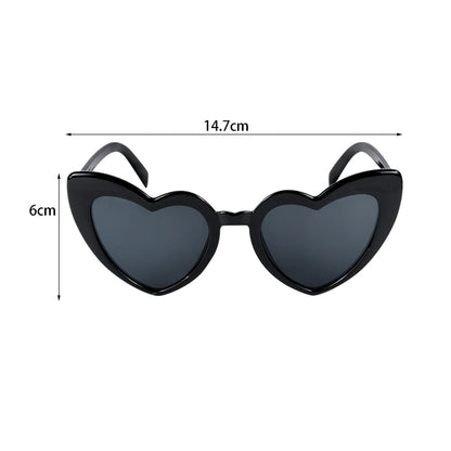 Heart Shape Sunglasses – Trendy Street Love Party Shades – Elegant Men's Accessory | Accessorio Uomo Elegante