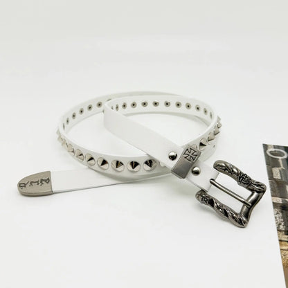 Y2K Punk PU Leather Belt Unisex Gothic Corset Design – Elegant Men's Accessory | Accessorio Uomo Elegante