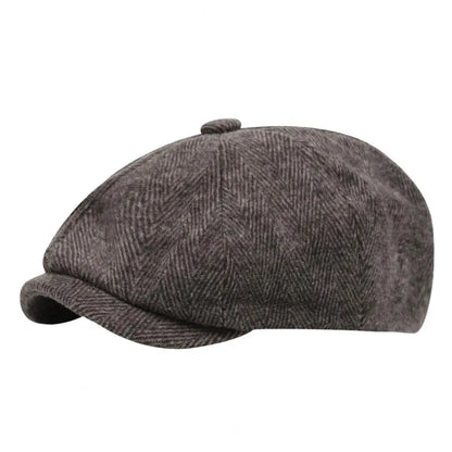 Retro Newsboy Cap – Classic English Street Style – Elegant Men's Accessory | Accessorio Uomo Elegante
