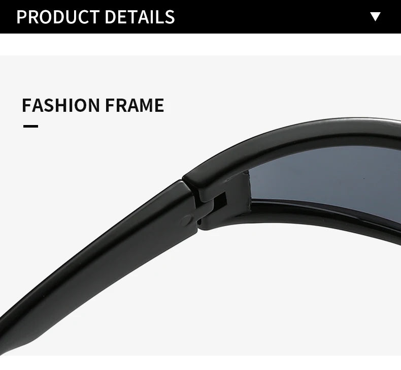 DRAVEN — Narrow Frame Tech Sunglasses – Futuristic Cycling Style