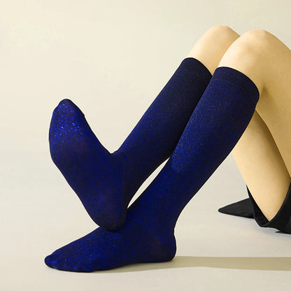 Shiny Silk Socks – Women’s Luxury Korean Style – Elegant Men's Accessory | Accessorio Uomo Elegante