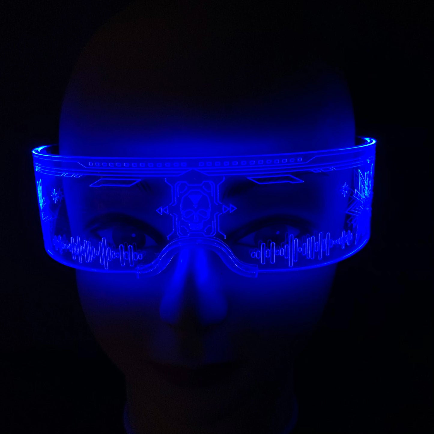 DRAVEN — LED Luminous Sunglasses – Futuristic Glow Party Eyewear