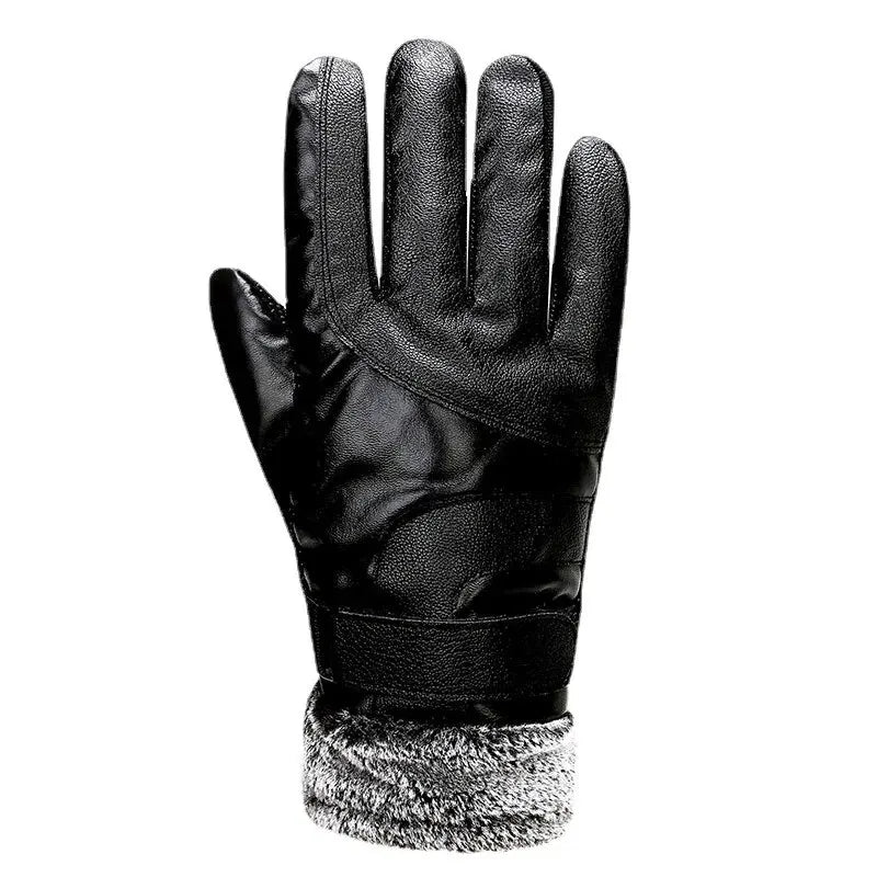 DRAVEN — Winter Leather Gloves – Touchscreen Waterproof Design