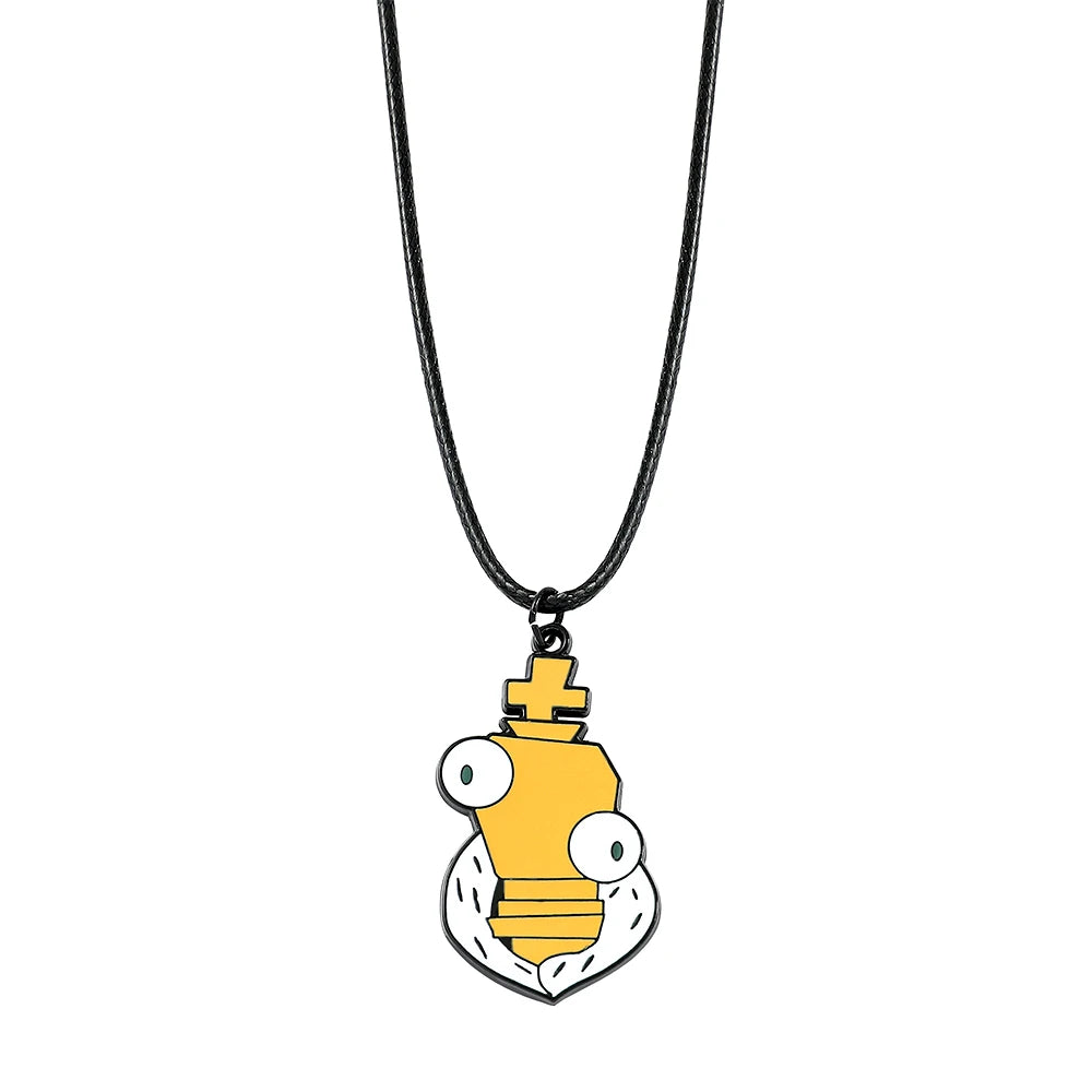 DRAVEN — Digital Circus Pendant Necklace – Cartoon Clown Jewelry for Kids and Fans