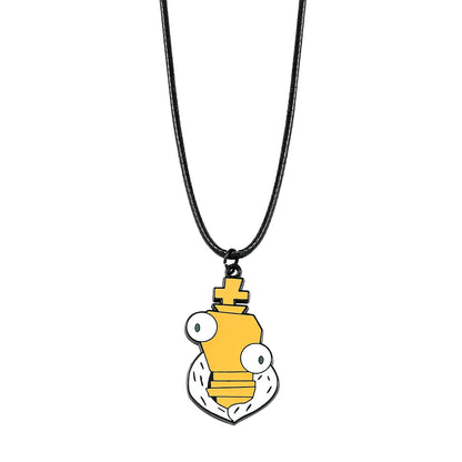 Digital Circus Pendant Necklace – Cartoon Clown Jewelry for Kids and Fans