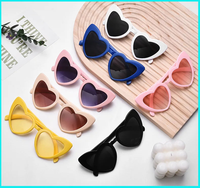 DRAVEN — Heart Diffraction Sunglasses – Love Light Effect Party Eyewear