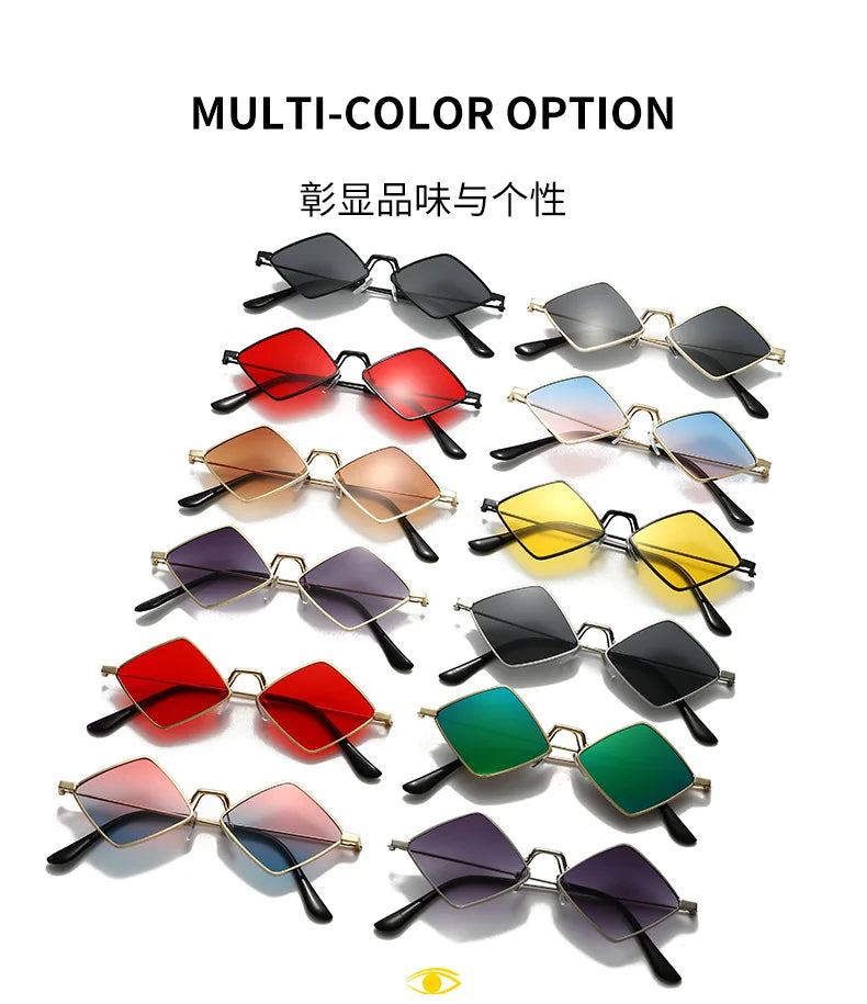 Diamond Frame Sunglasses – Elegant Men's Accessory | Accessorio Uomo Elegante