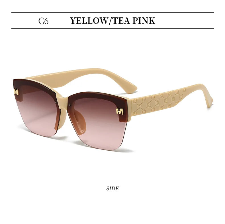 DRAVEN — Slim Oval Sunglasses – Lightweight Anti-Glare Design Descrip