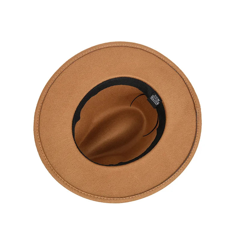 DRAVEN — 2025 Classic Fedora Hat – Unisex Wool Blend Jazz Style