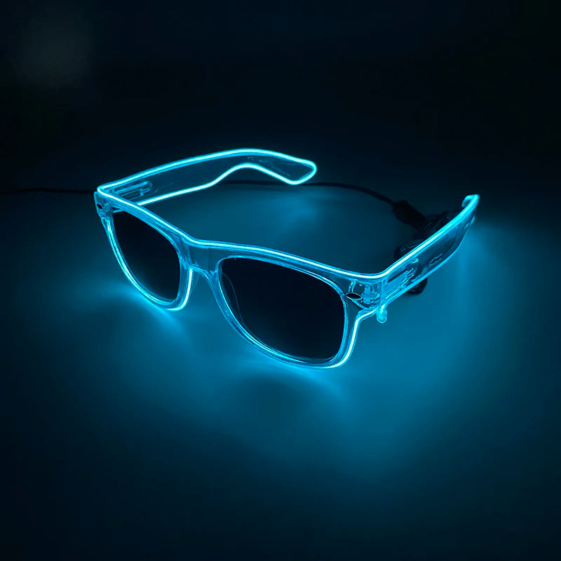 DRAVEN — Neon Glow Party Sunglasses – LED Light-Up Style