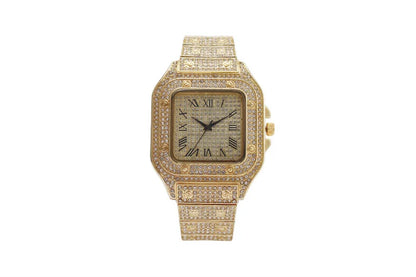 Frozen Legacy – 2025 Unisex Crystal Diamond Watch – Elegant Men's Accessory | Accessorio Uomo Elegante