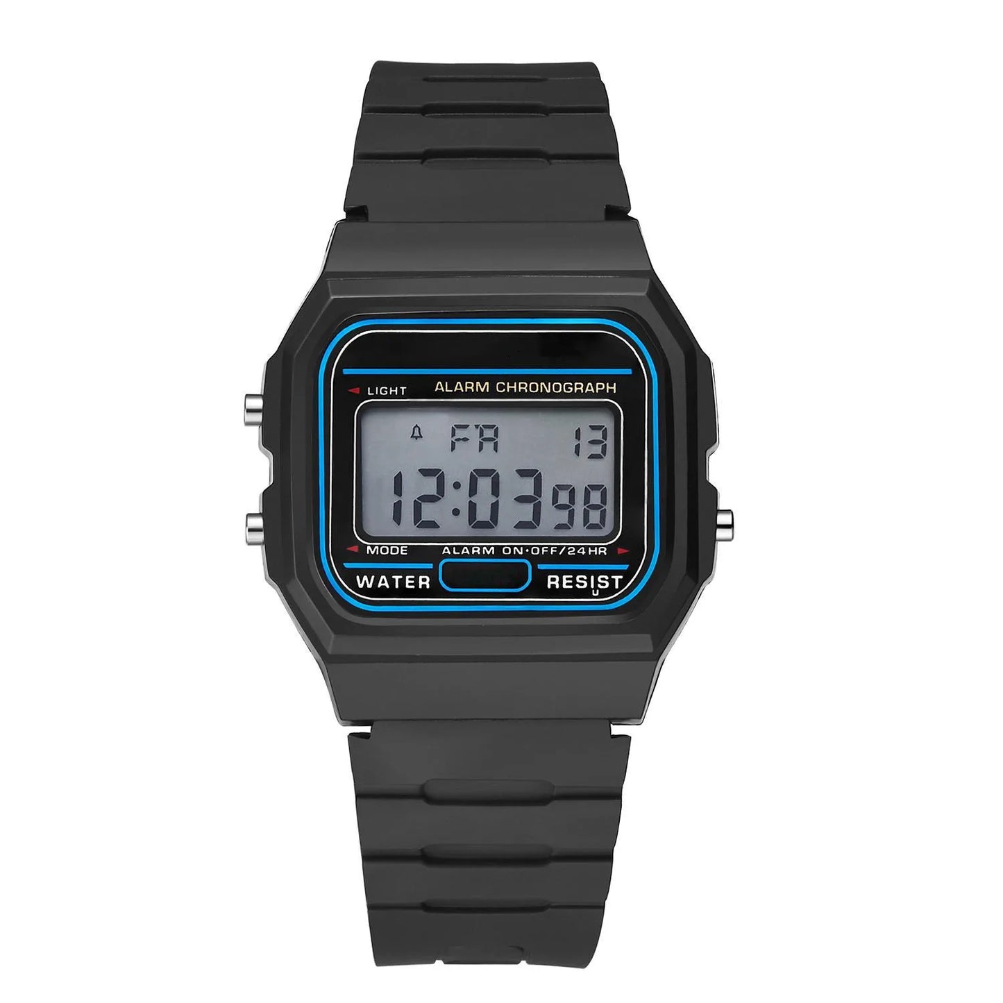 DRAVEN — Neo Pulse – 2025 Unisex Digital LED Watch in Gold Finish