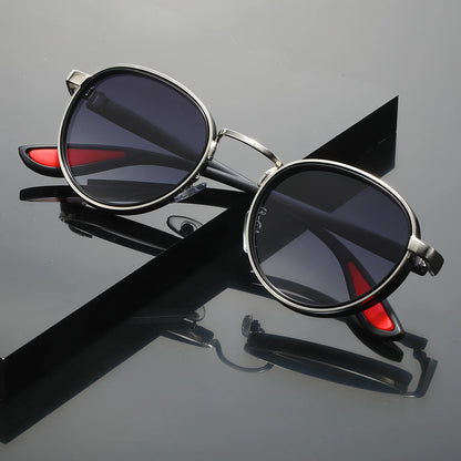 Alloy Frame Sunglasses – Durable Outdoor Design – Elegant Men's Accessory | Accessorio Uomo Elegante