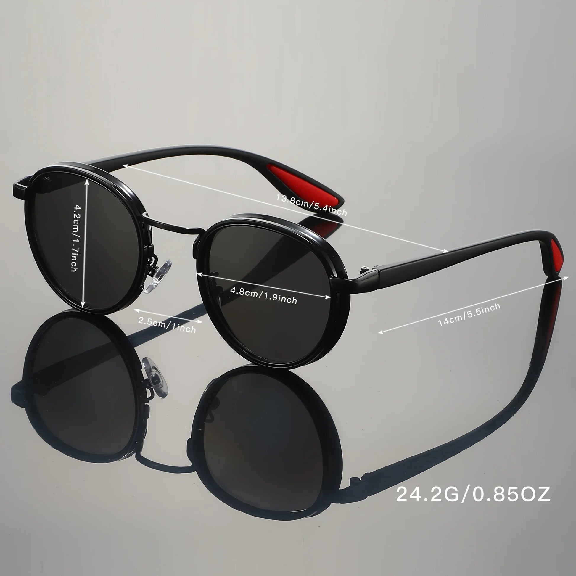 Alloy Frame Sunglasses – Durable Outdoor Design – Elegant Men's Accessory | Accessorio Uomo Elegante