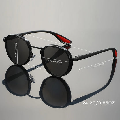 Alloy Frame Sunglasses – Durable Outdoor Design – Elegant Men's Accessory | Accessorio Uomo Elegante