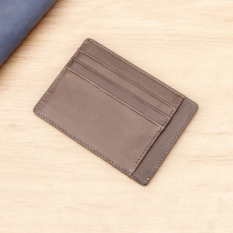 DRAVEN — Genuine Leather Card Holder Slim Wallet Unisex Design