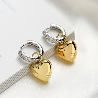 Asymmetric Star & Love Earrings – Elegant Men's Accessory | Accessorio Uomo Elegante