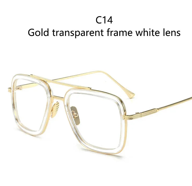 DRAVEN — Tony Stark Sunglasses – Steampunk Metal Design