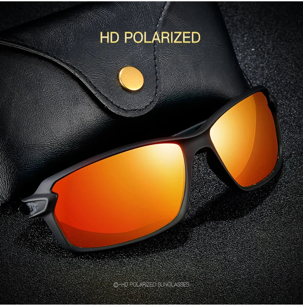DRAVEN — Polarized Sport Sunglasses – Iridescent Windproof Design